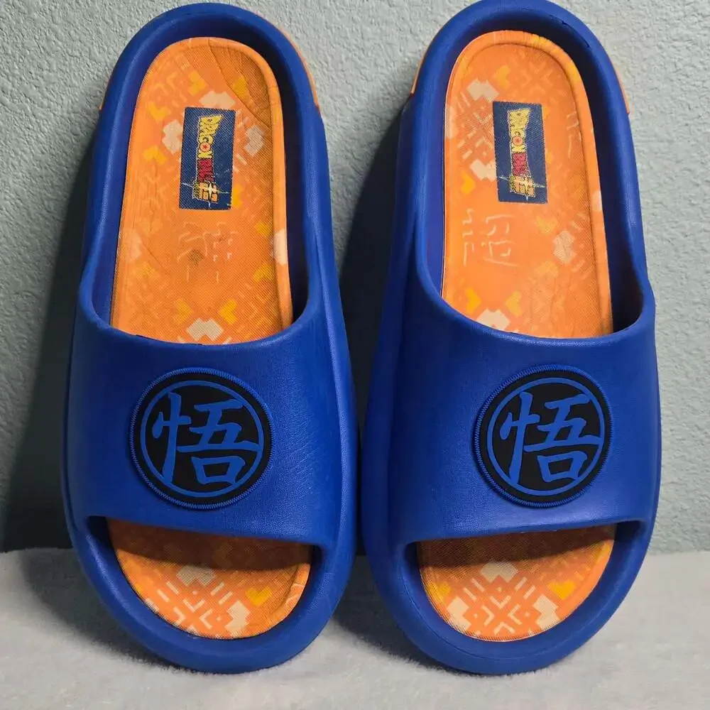 Ground Up Dragon Ball Super Goku Symbol Slide Sandals